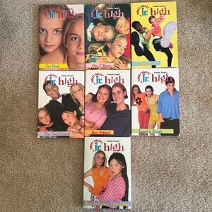 Sweet Valley Jr High Book Set, 7, 1-7, Great Condition